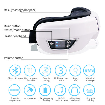 6D Smart Vibration Eye Massager