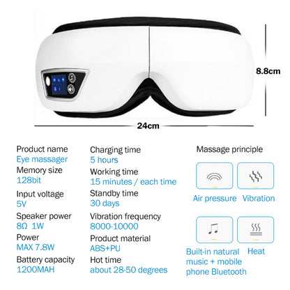 6D Smart Vibration Eye Massager